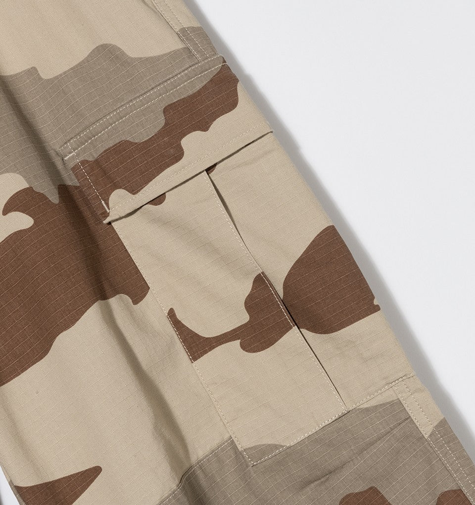 stussy 116369 cargo camo pant tan