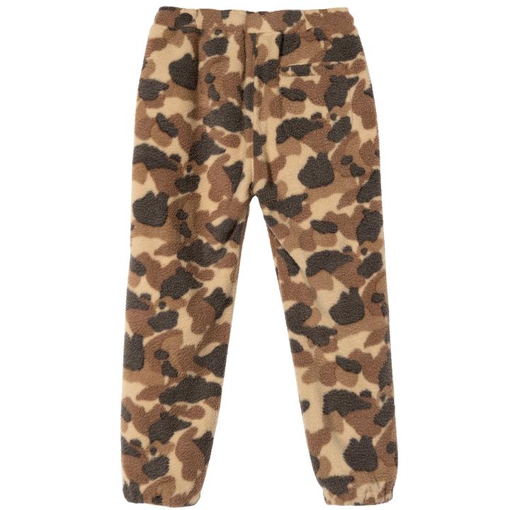stussy 116409 camo fleece pant camo