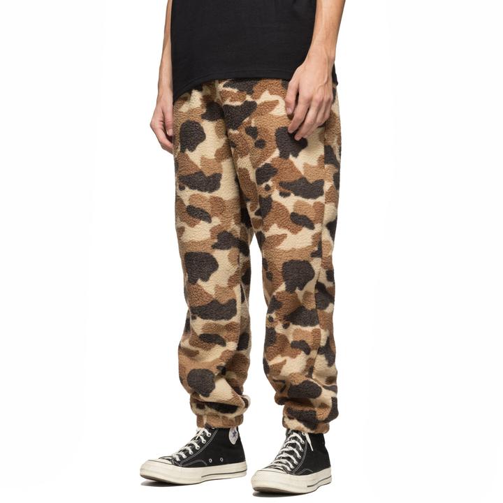 stussy 116409 camo fleece pant camo