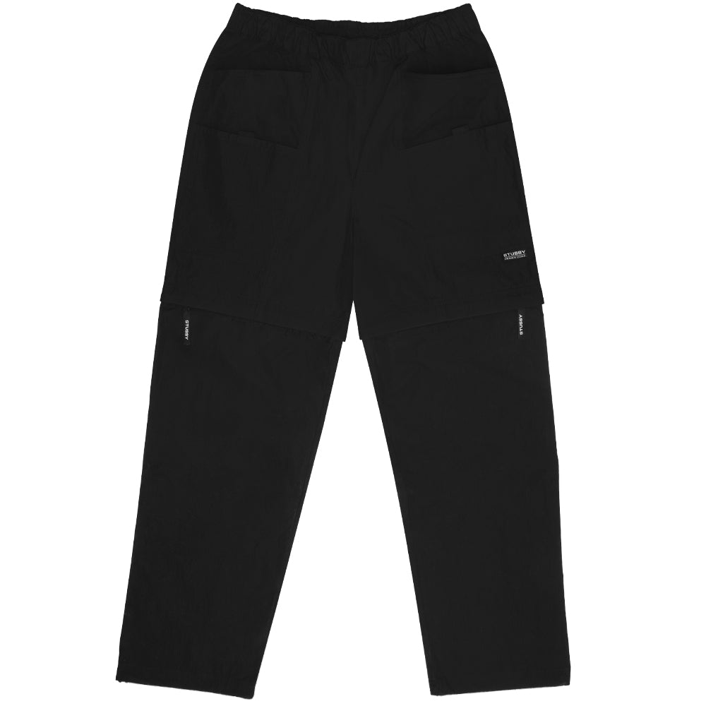 STÜSSY STÜSSY NYCO CONVERTIBLE PANT // BLACK