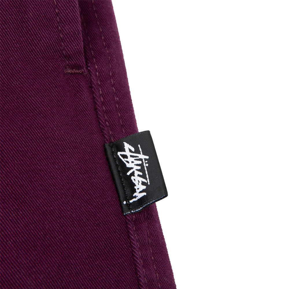 STÜSSY STÜSSY BRUSHED BEACH PANT // PLUM