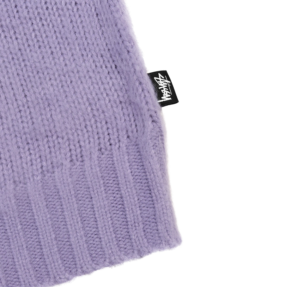 stussy 117163 brushed cardigan lavender