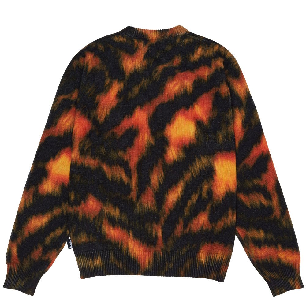 stussy 117171 printed fur sweater tiger