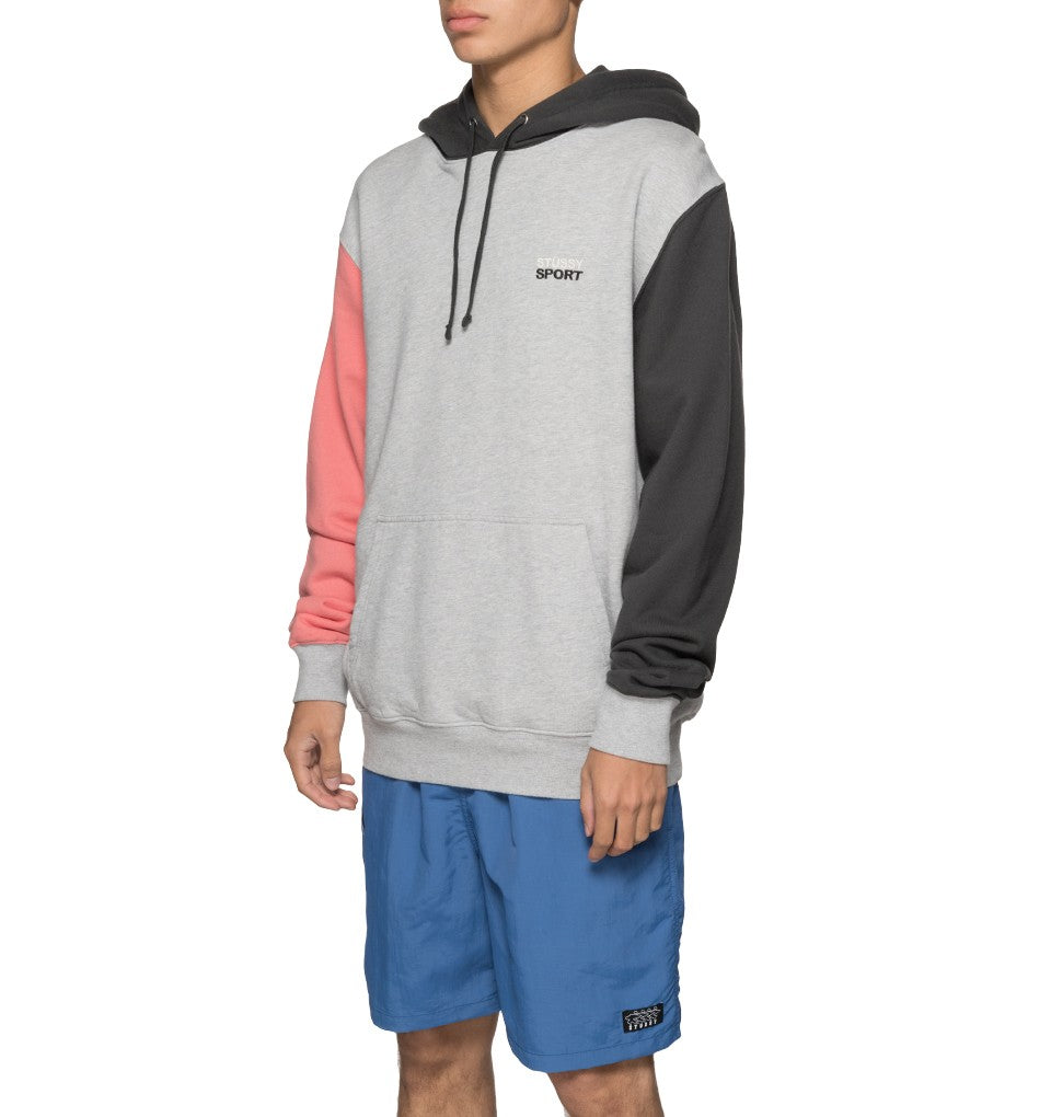 stussy 118321 stussy sport hoodie grey heather