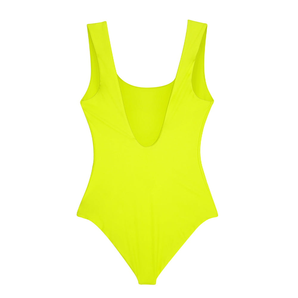 STÜSSY STÜSSY STOCK ONE PC SWIM SUIT // YELLOW