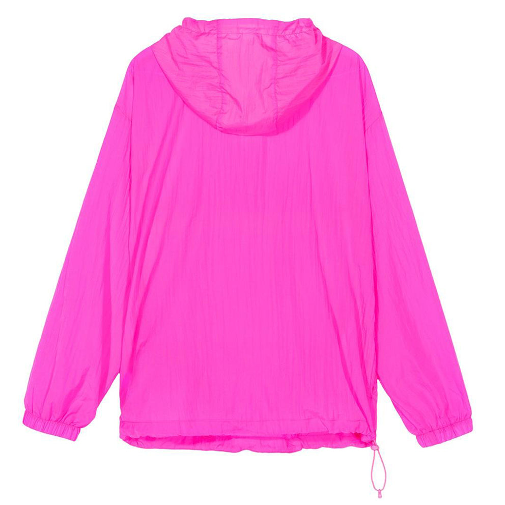 stussy 215103 aydin nylon crinkle anorak pink