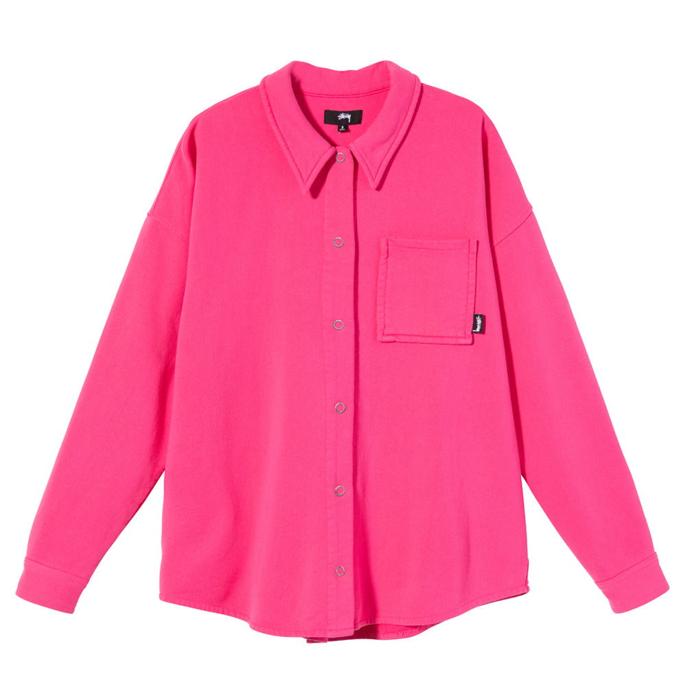 STÜSSY STÜSSY HURON SHIRT // HOT PINK