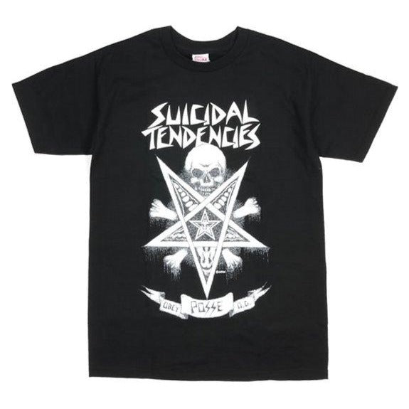 OBEY OBEY X SUICIDAL TENDENCIES POSSESSED TEE // BLACK