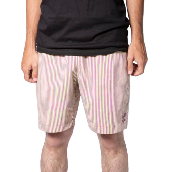 the quiet life 21spd2 2106 timmy beach short burgundy lime