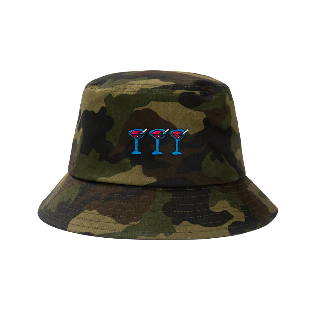 tired skateboards ts00163 dirty martini washed bucket hat camo
