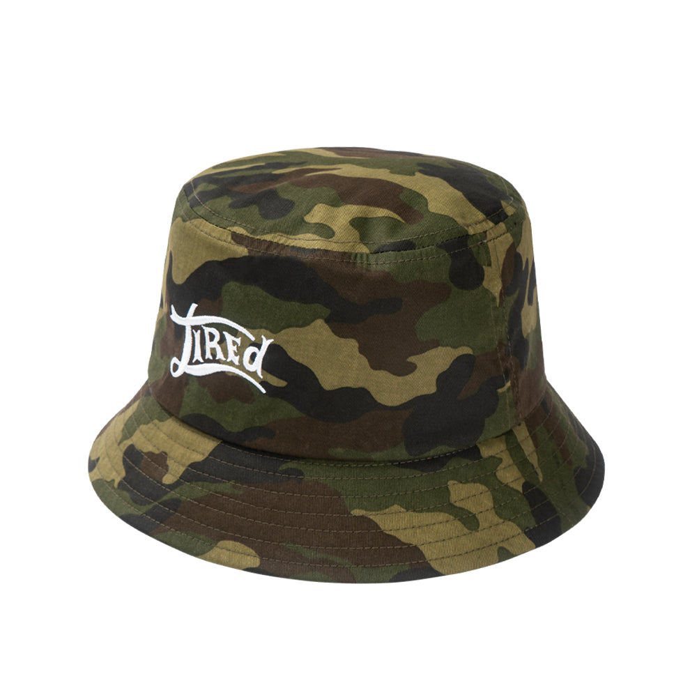 tired skateboards ts00163 dirty martini washed bucket hat camo
