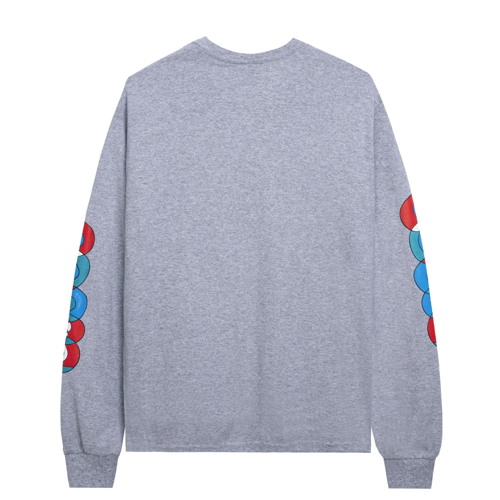 tired ts00200 wobbles ls tee heather grey