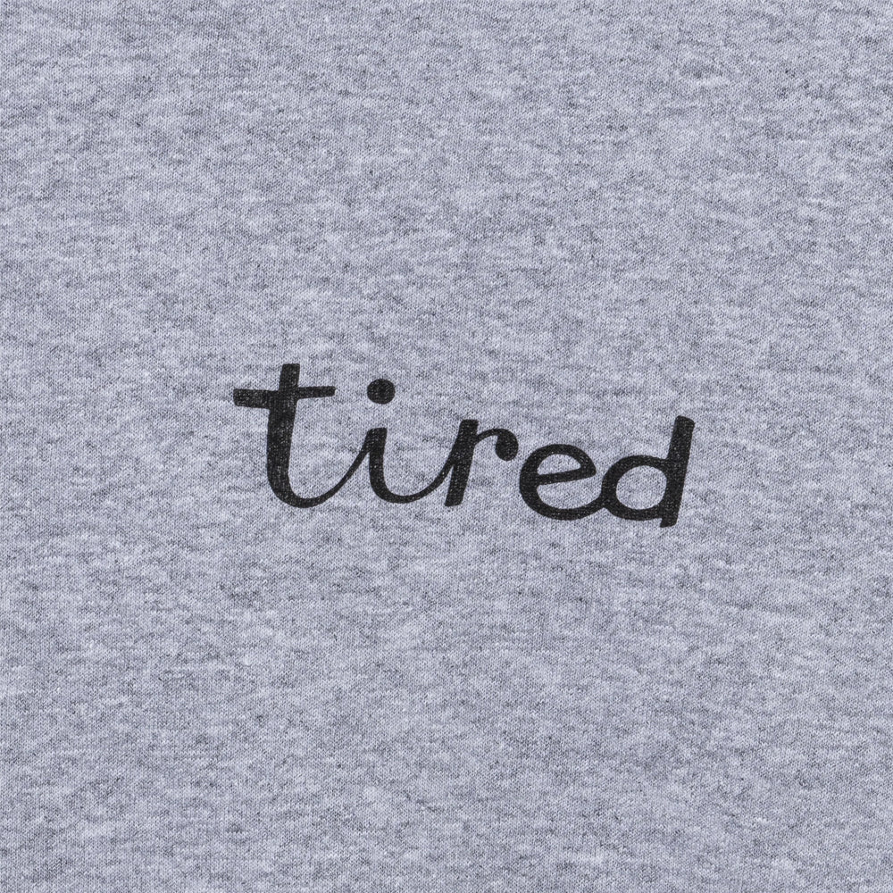 tired ts00200 wobbles ls tee heather grey