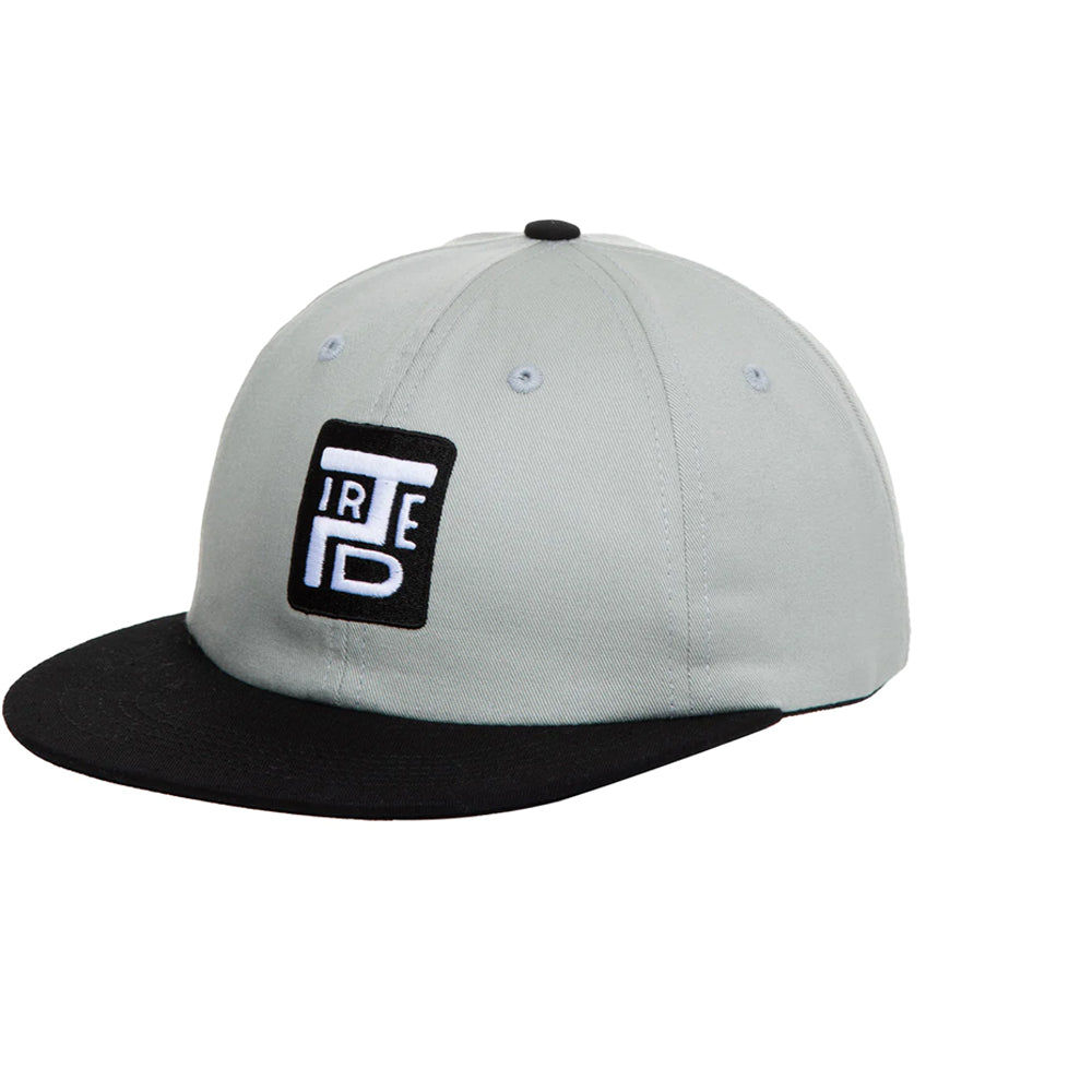 tired ts00284 stamp 2 tone 6 panel cap ash black