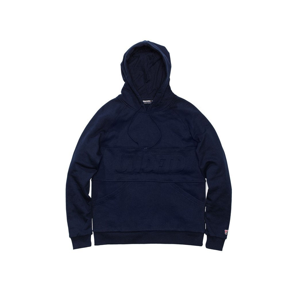 undefeated 515120 out runner pullover hoodie navy