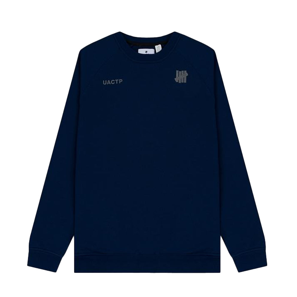 undefeated 518309 tech fleece crewneck navy