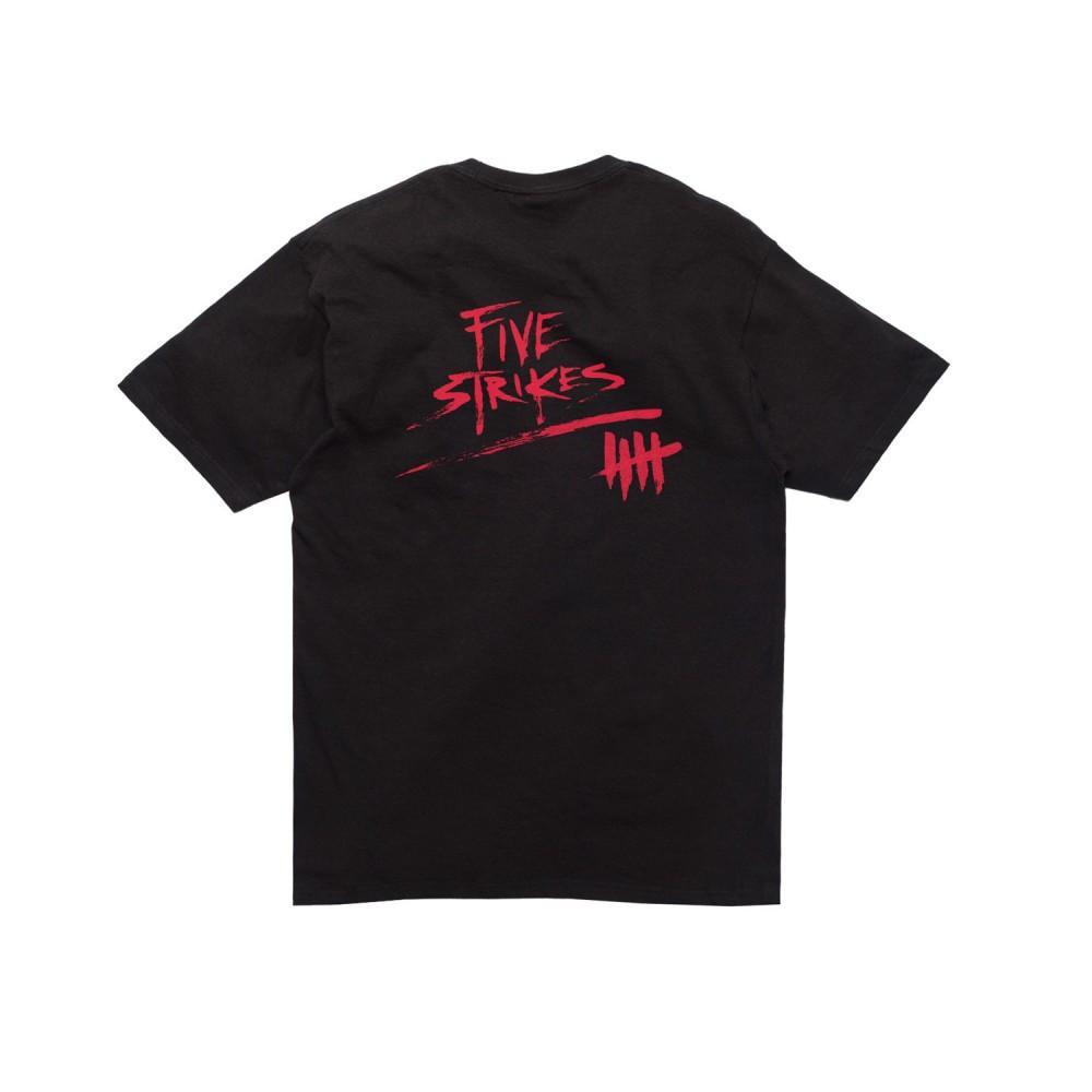 undefeated 5900738 violator tee black