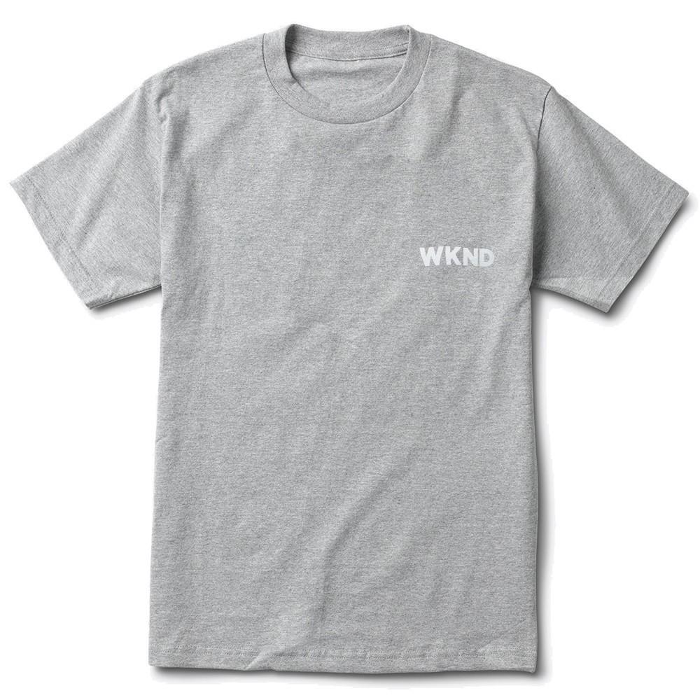 wknd wk001 tunnel vision tee heather grey