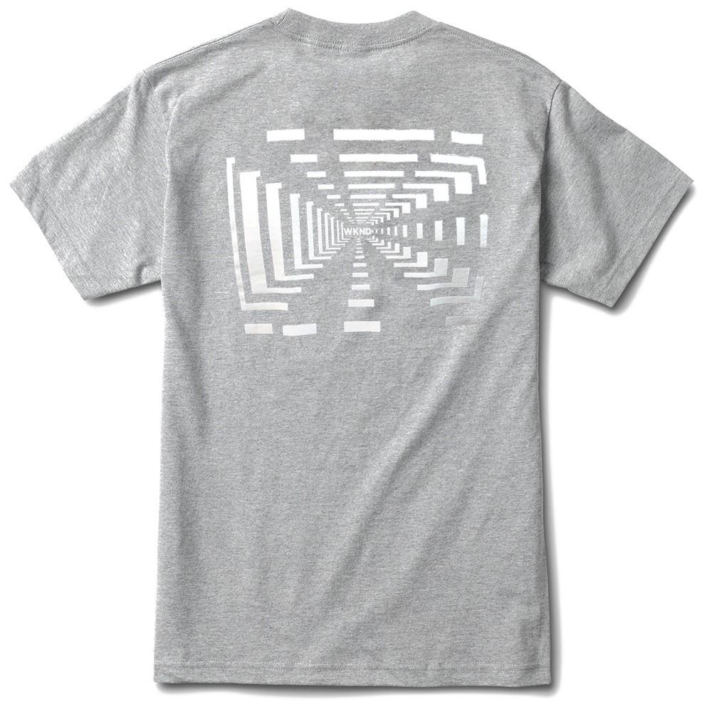 wknd wk001 tunnel vision tee heather grey