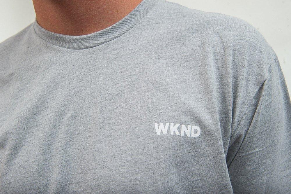 wknd wk001 tunnel vision tee heather grey