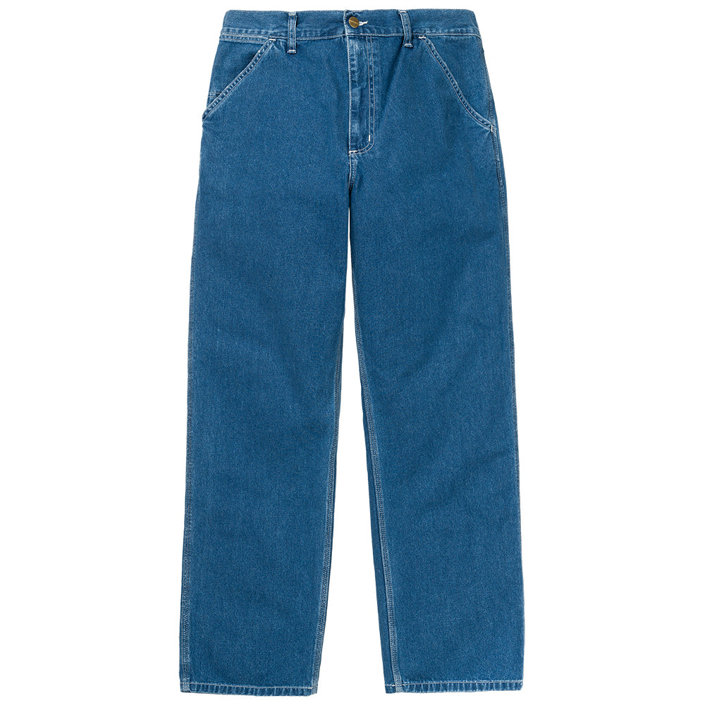 Carhartt Wip I022947 01 06 Simple Pant blue stone washed