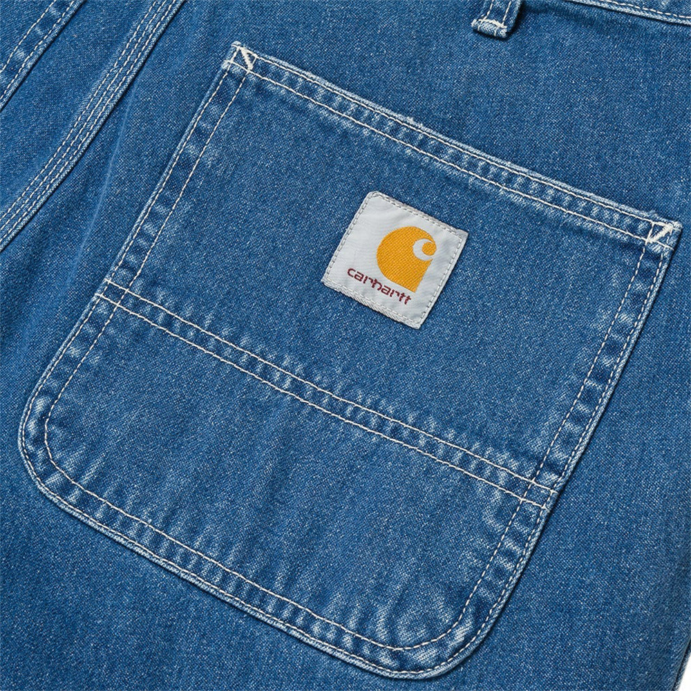 Carhartt Wip I022947 01 06 Simple Pant blue stone washed