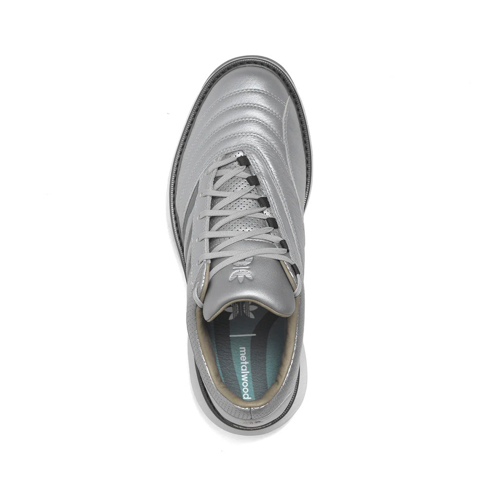 adidas jq7260 x metalwood mc70 golf shoes silver metallic iron metallic grey six