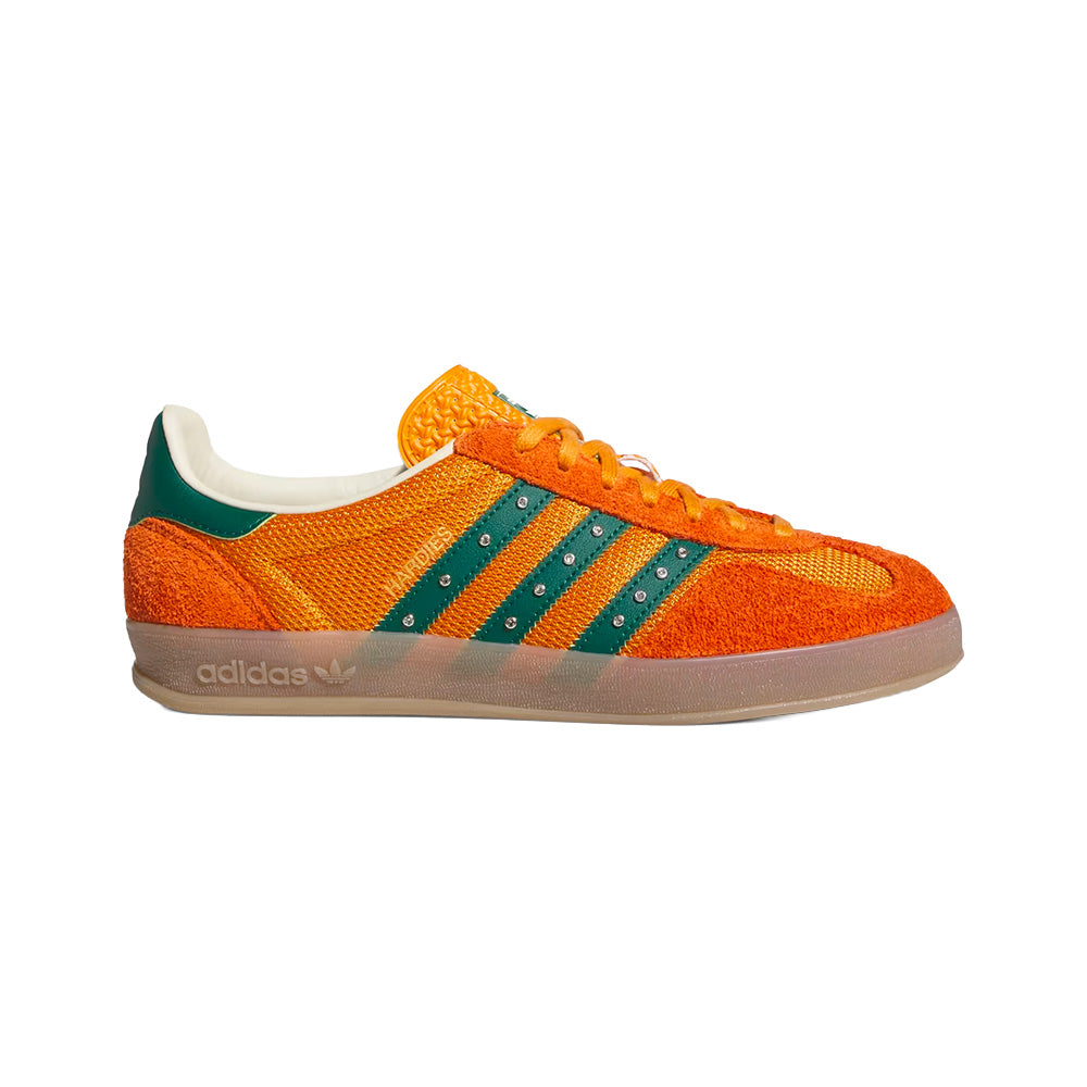 adidas SKATEBOARDING GAZELLE INDOOR X HARDIES SHOES // RUSTIC ORANGE / COLLEGIATE GREEN / GUM