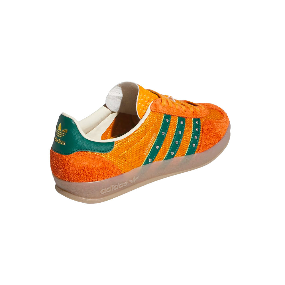 adidas SKATEBOARDING GAZELLE INDOOR X HARDIES SHOES // RUSTIC ORANGE / COLLEGIATE GREEN / GUM