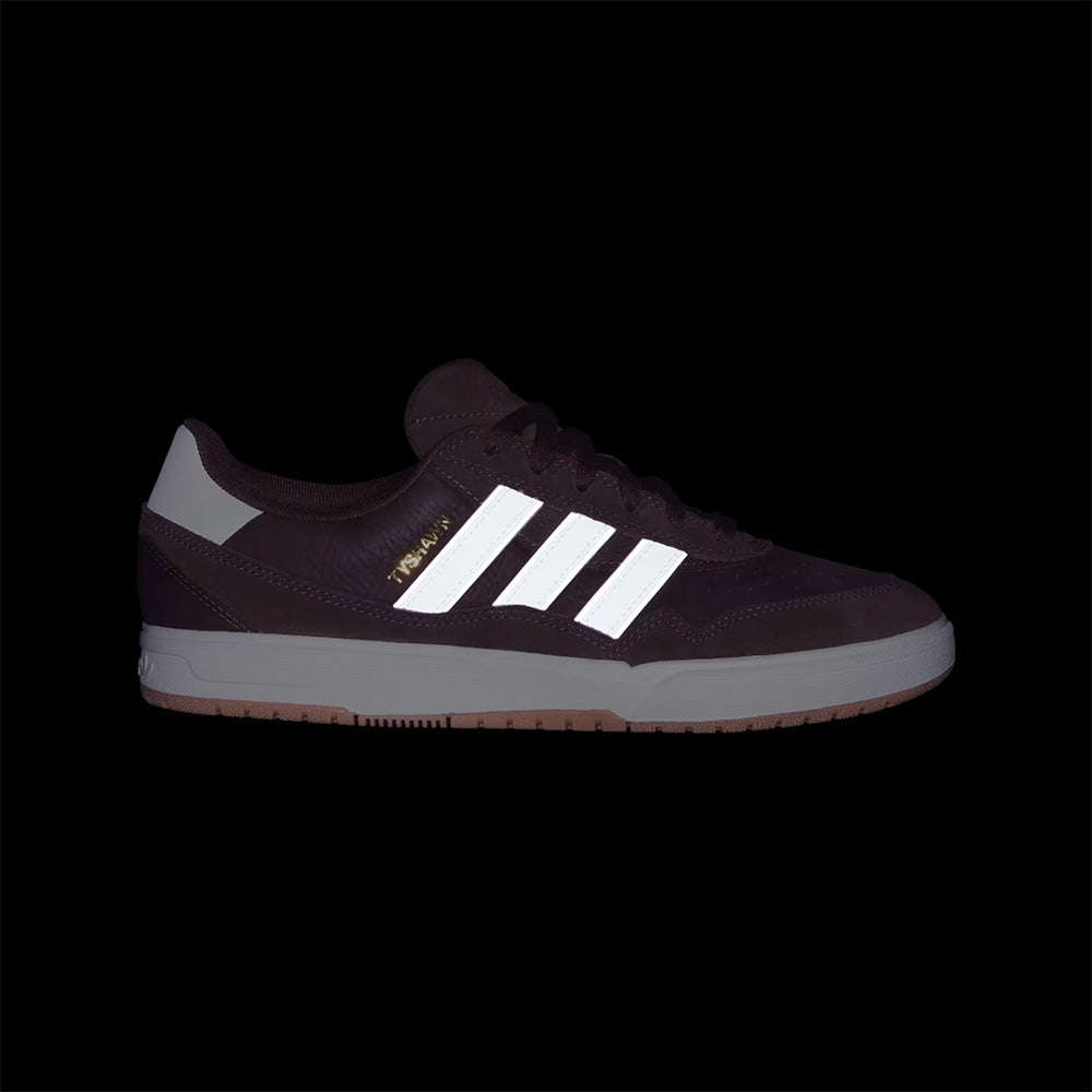 adidas skateboarding hq4735 tyshawn shoes aurora coffee off white chalk white