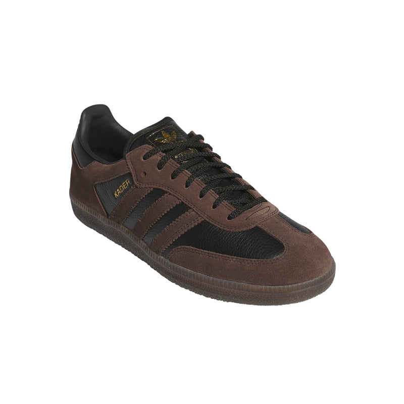adidas skateboarding if9235 samba adv x kader shoes core black brown gum