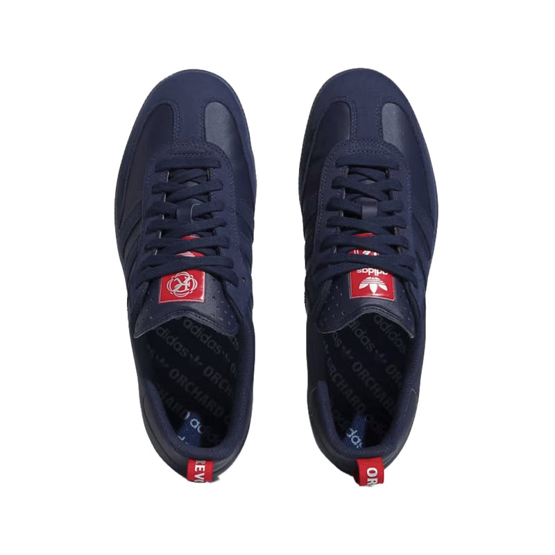 adidas skateboarding  orchard x new england revolution samba adv shoes night indigonight indigosilver metallic