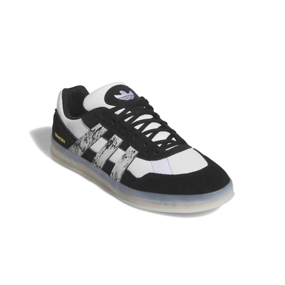 adidas skateboarding jr7101 aloha super shoes core black cloud white chalk white
