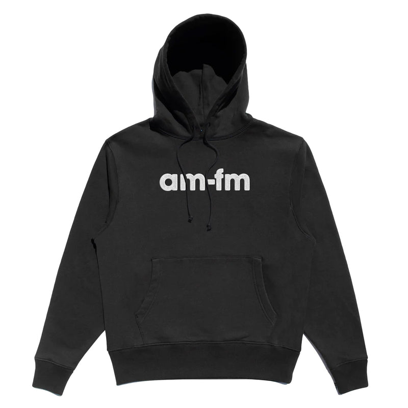 am fm f 0001 embroidered og logo hoodie black
