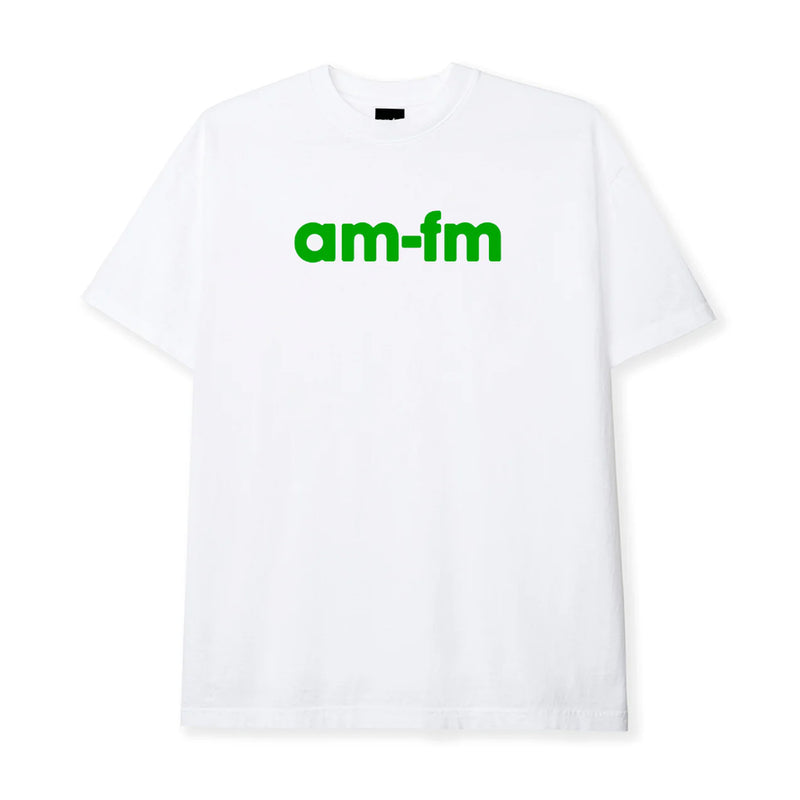 am fm t 0002 og logo tee white