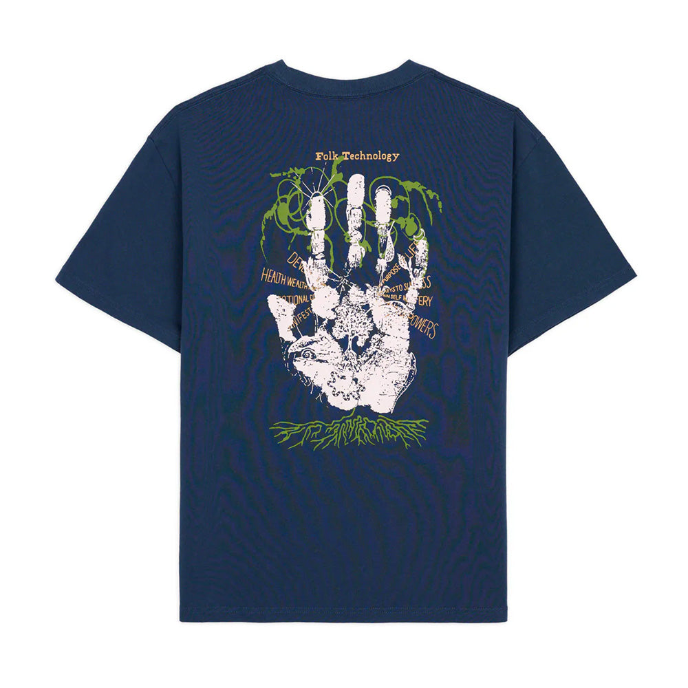 BRAIN DEAD EARTH DEFENSE T-SHIRT // SLATE