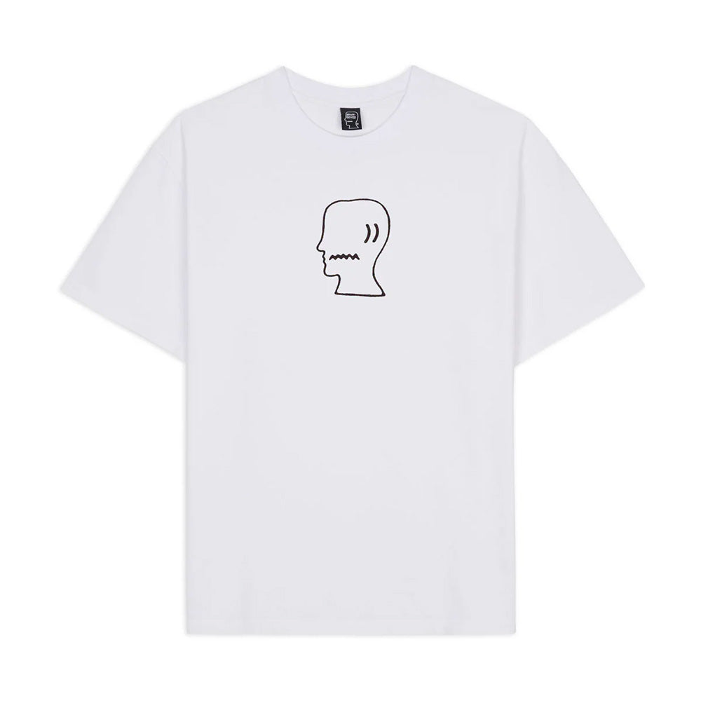 brain dead bdf24t000045 logo head t shirt white