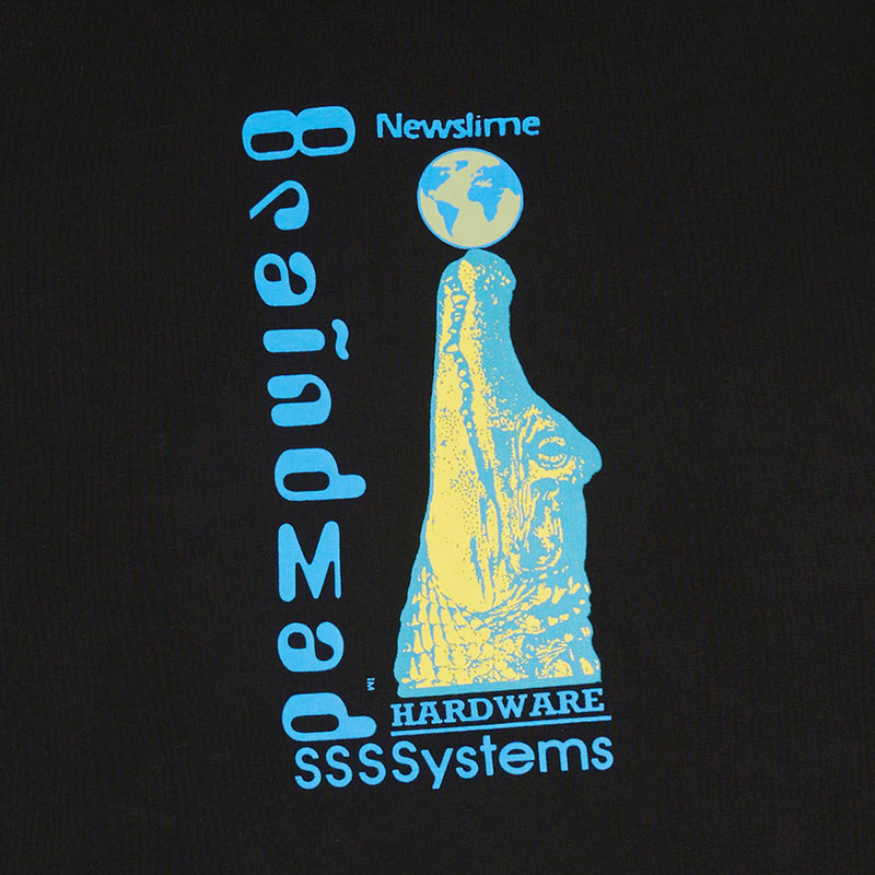 brain dead bdp23t09002856 hardware systems hooded sweatshirt black