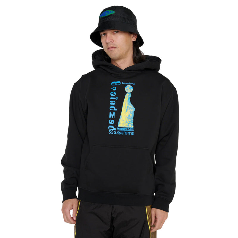 brain dead bdp23t09002856 hardware systems hooded sweatshirt black