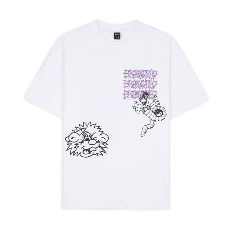brain dead bds23t00002875 jiblets t shirt white