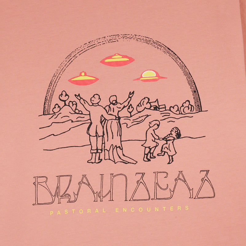 brain dead bds23t00002876 pastoral encounters t shirt dusty rose