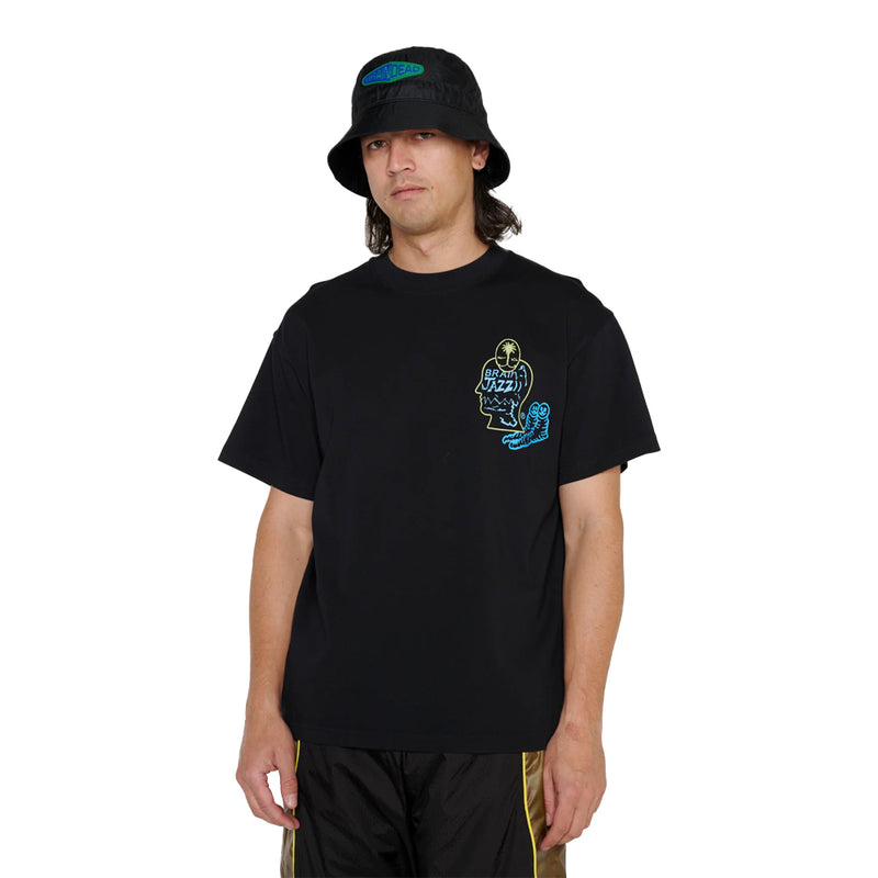 brain dead bds23t00002877 brain jazz t shirt black