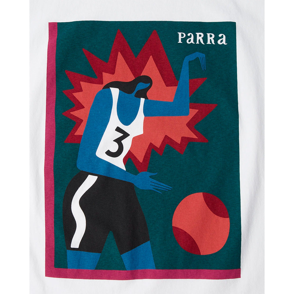 BY PARRA BASEKETBALL T-SHIRT // WHITE