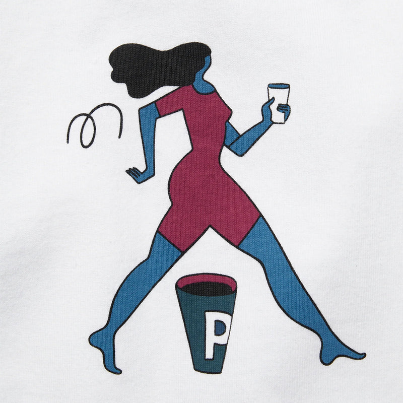 by parra 50115 questioning t shirt white
