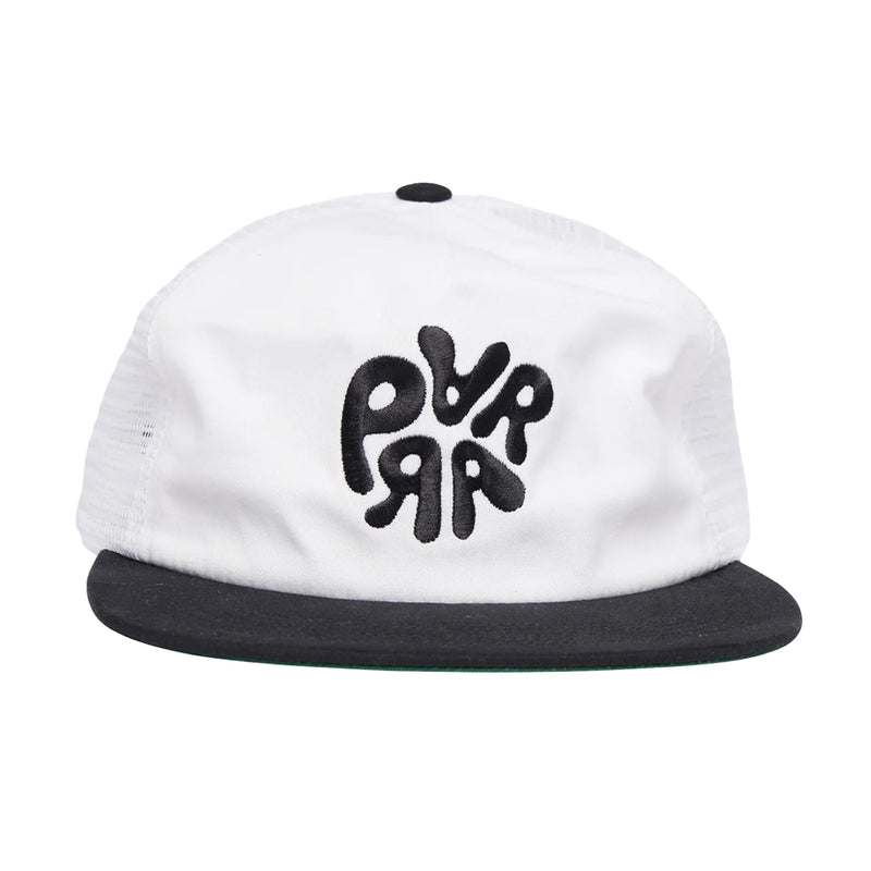    by parra 50155 1976 logo 5 panel hat white