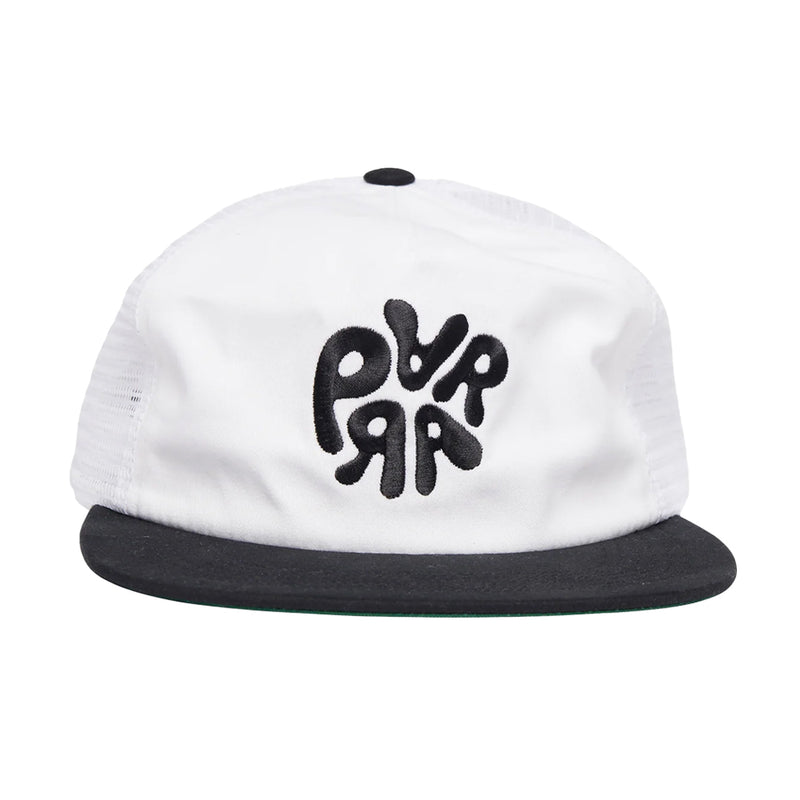    by parra 50155 1976 logo 5 panel hat white