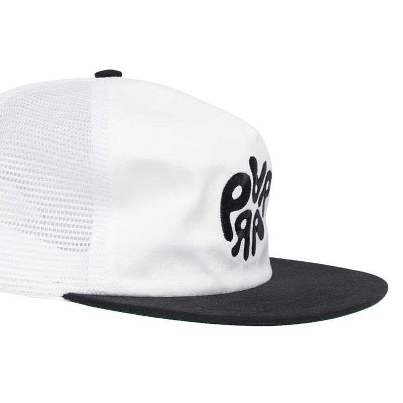    by parra 50155 1976 logo 5 panel hat white