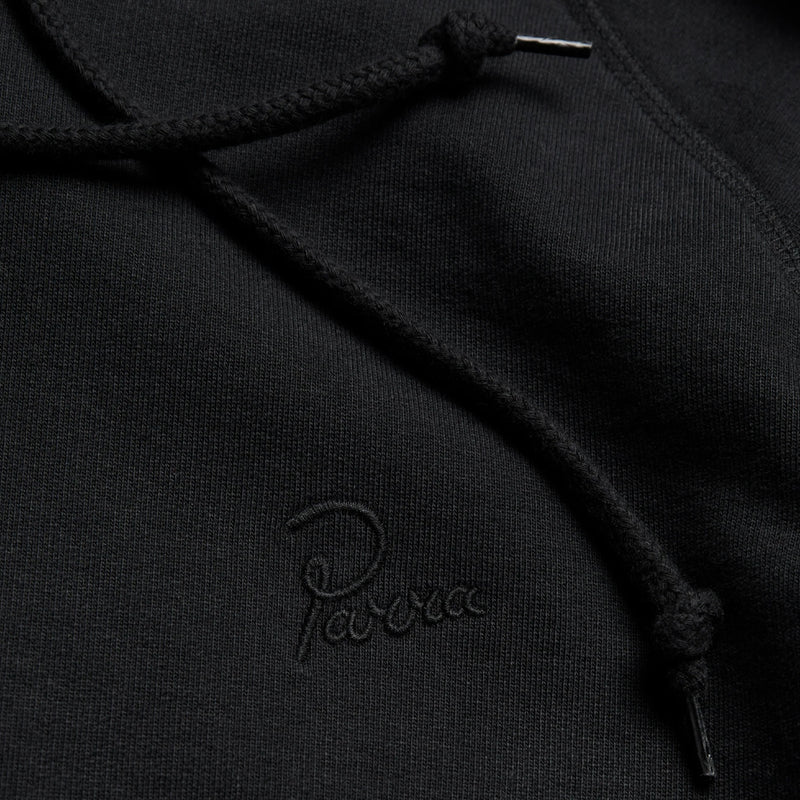 by parra 50226 script logo hooded sweatshirt black