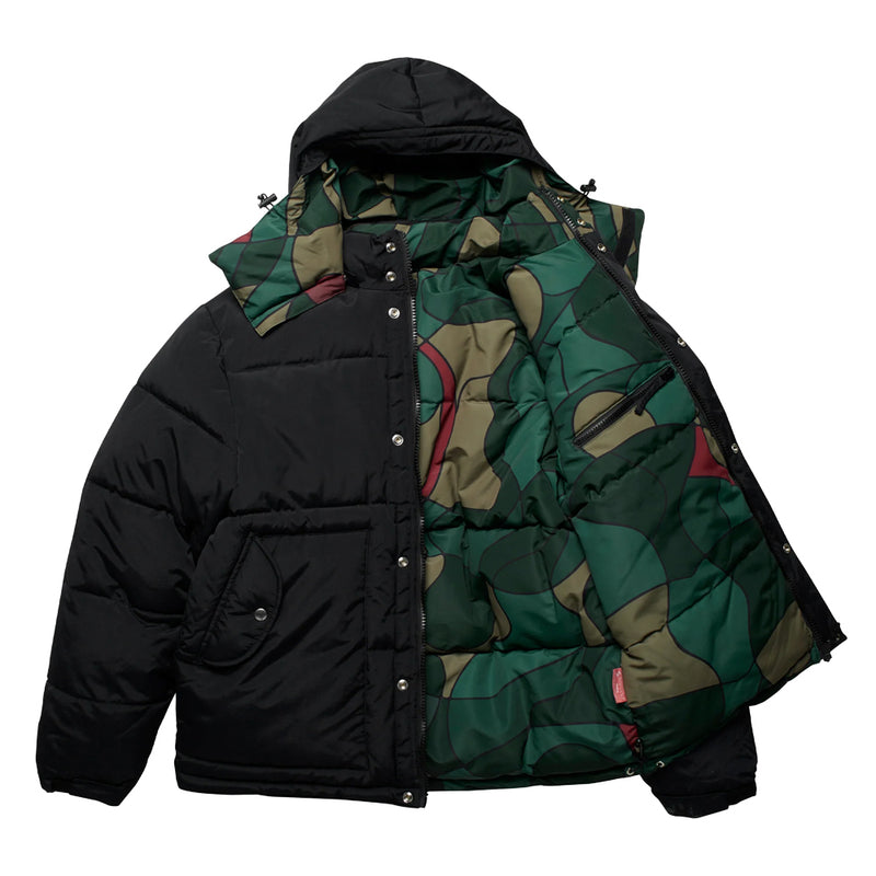by parra 50240 trees in wind puffer jacket black