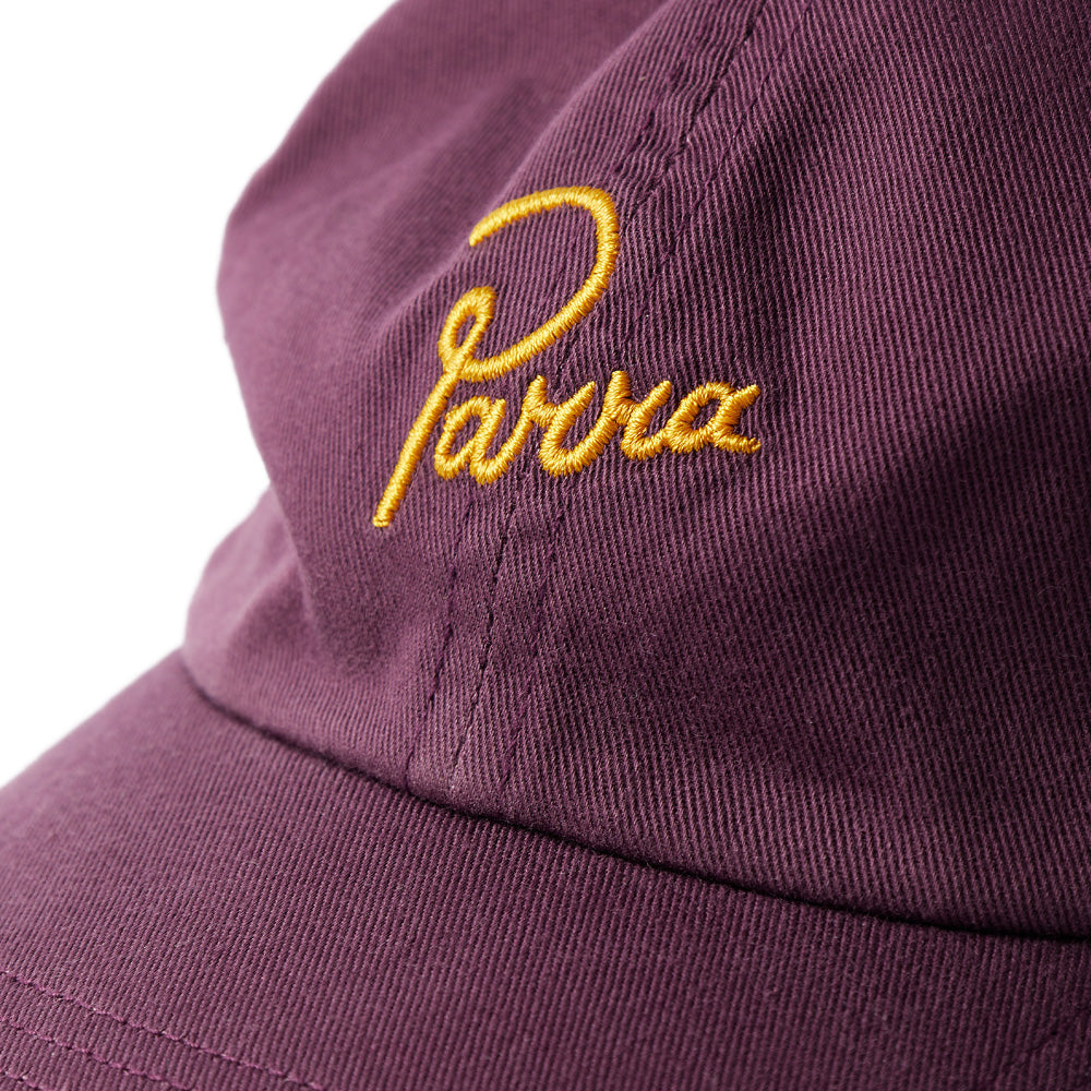 by parra 51270 script logo 6 panel hat dark violet